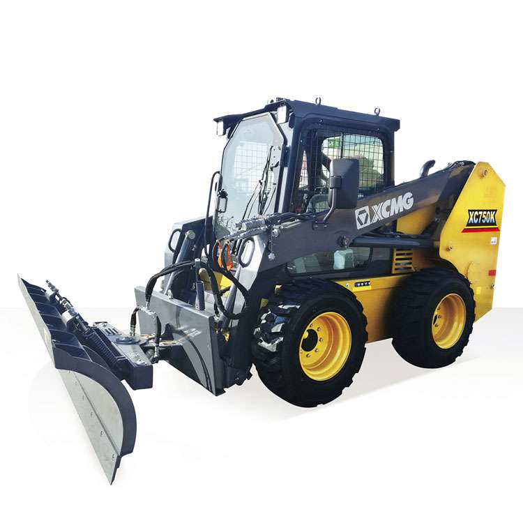 XCMG XC750K 1 ton Chinese mini skid steer loader with bucket and hammer