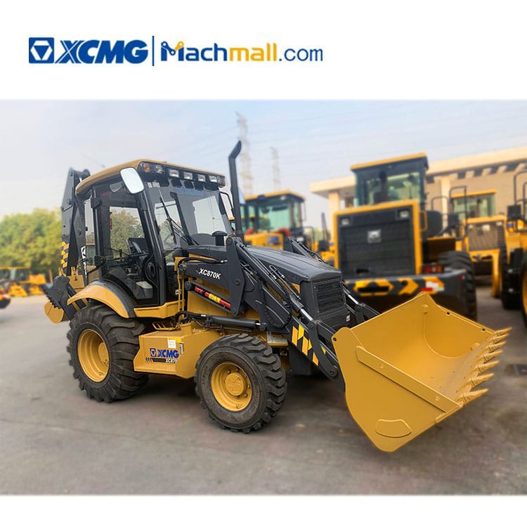 XCMG XC870K 2.5 ton new China tractor with loader and backhoe for sale