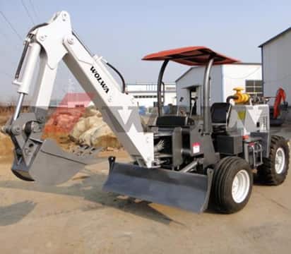 DLS818-9A agricultural wheel excavator