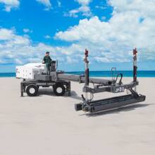 ROADWAY Concrete Laser Screed  Boom type  Leveling width 3850  outrigger length 6000  leveling