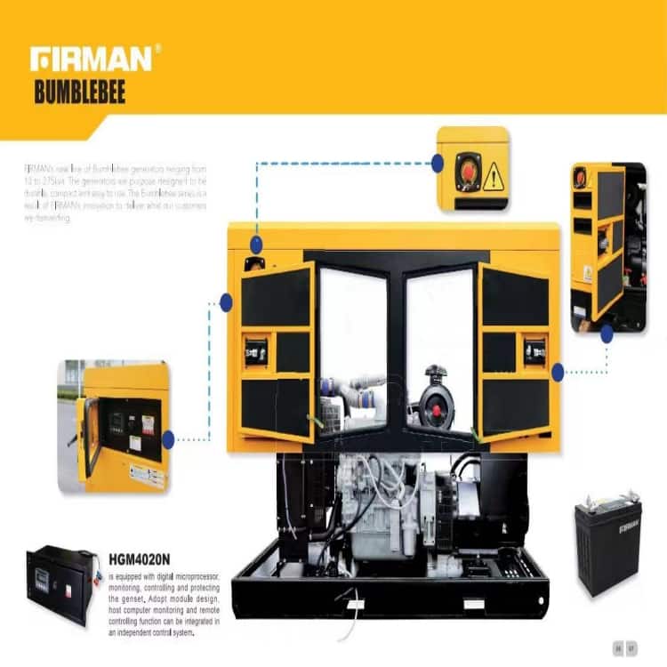 FIRMAN Diesel Generator 50HZ 400V 12FS Silent price for sale