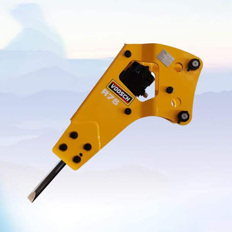GuChuan hydraulic hammer for excavator R75 with 75mm tool diameter price