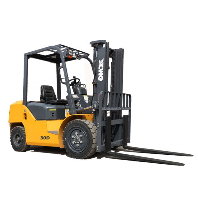 XCMG Japanese Engine XCB-D30 Diesel Support 3t Tilt Paper Roll Forklift Truck