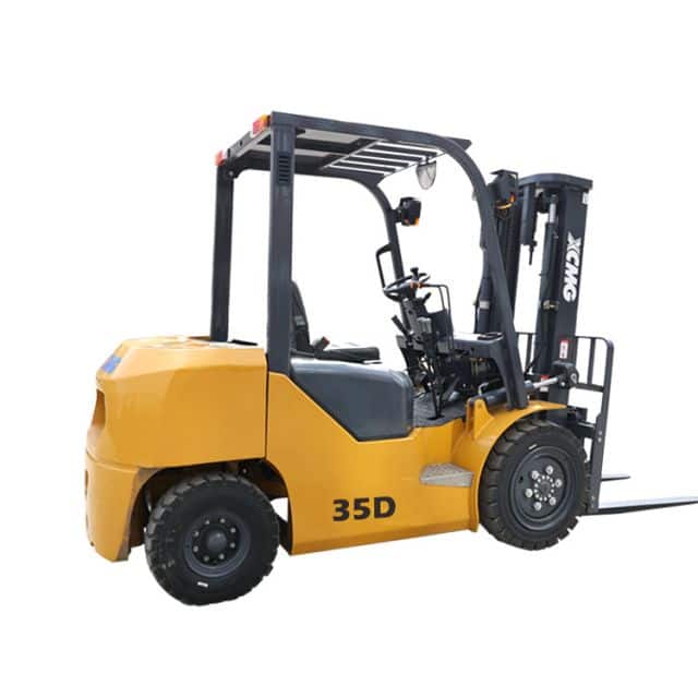 XCMG Japanese Engine XCB-D35 Diesel Forklift 3.5T Tire Clamp Fork lift Stainless Import From China