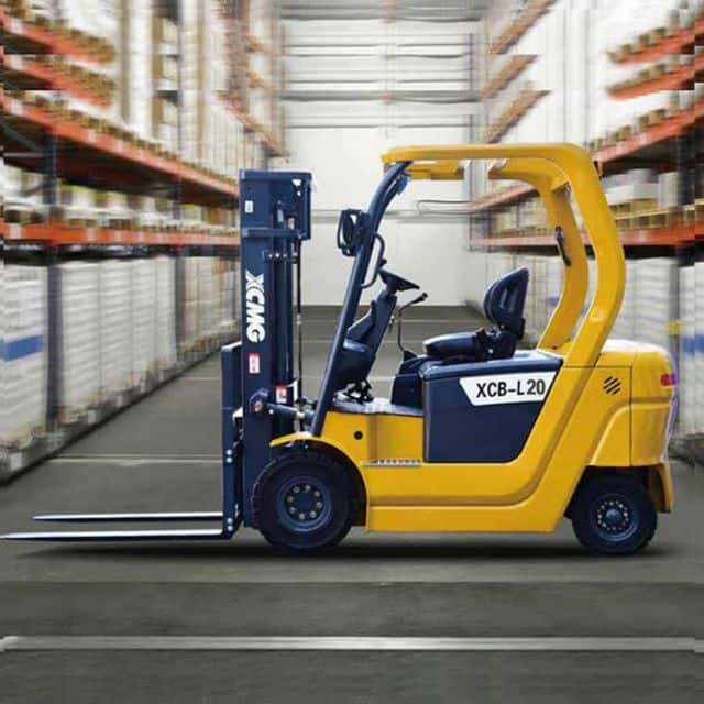 XCMG Intelligent Electric Forklift 2Ton XCB-L20 Tilt Smart Electric Truck With Tire Clamps