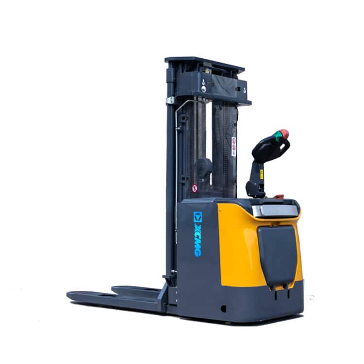XCMG Hot Sale XCS-P16 1.6ton Electric Pallet Stacker Self Loading Electric Semi Automatic Forklift