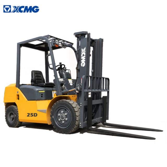 XCMG Japanese Engine XCB-D25 2.5 TON Hydraulic Stacking Truck Diesel Paper Roll Clamp Forklift Bale