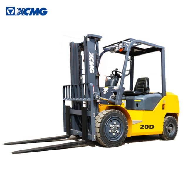 XCMG OEM Manufacturer Japanese Engine XCB-D20 Montacargas 3 m 2T 2 Mast 2Ton Automatic Forklift