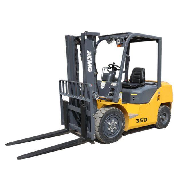 XCMG Japanese Engine XCB-D35 Diesel Fork lift 3.5T Fork Lift Truck Roll Forklift With Block Clamp