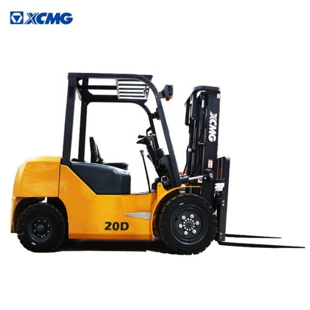 XCMG Factory Price Japanese Engine XCB-D20 Diesel 2T 2.0 Ton Chinese Forklift Egypt Truck With Clamp