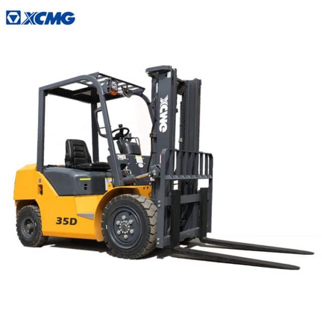 XCMG Japanese Engine XCB-D35 Diesel Forklift 3.5T Sit Down Block Clamp Truck With Clamp