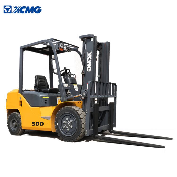 XCMG Japanese Engine XCB-D50 5ton Counterbalance Stacker Block Clamp Forklift Truck Made In China