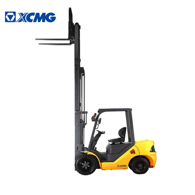 XCMG Professional Forklift Diesel 2 Mast 3 Ton Chinese Tractor Forklift