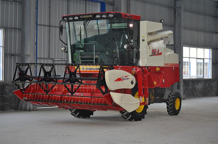 Zhonglian rice combine harvester 4LZ-8A 160HP for soybena sale