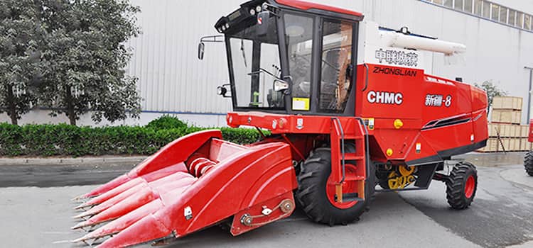 ZHONGLIAN new corn combine harvester 4YLZ-5 self- propelled 5 rows for sale