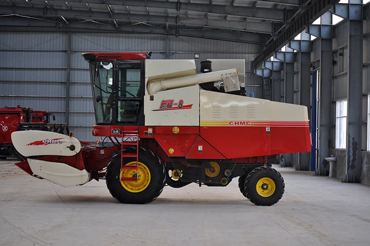 Zhonglian rice combine harvester 4LZ-8A 160HP for soybena sale