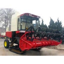 ZHONGLIAN grain harvester 4LZ-8 with crawl 680mm chain width for sale