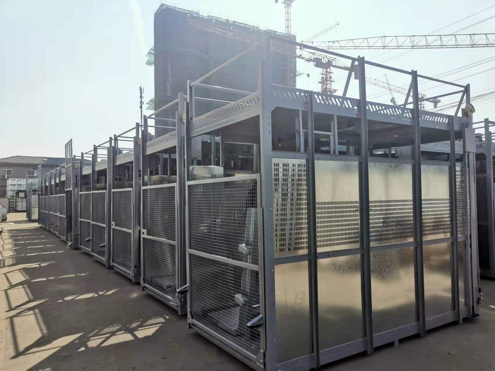 XZJJ  factory construction hoist SC100 1ton double cages