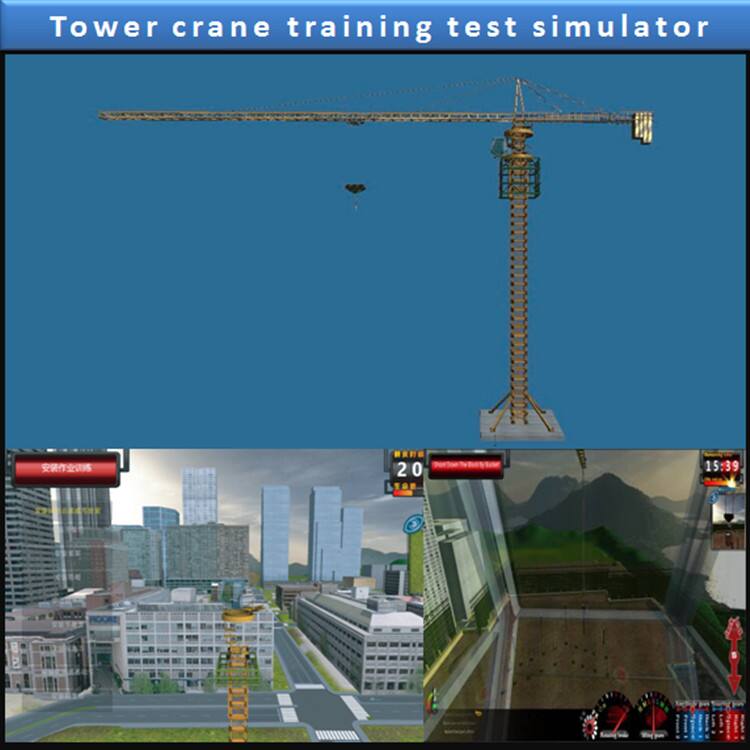 Tower Crane Virtual Simulation Simulator for Training Teaching and Evaluation