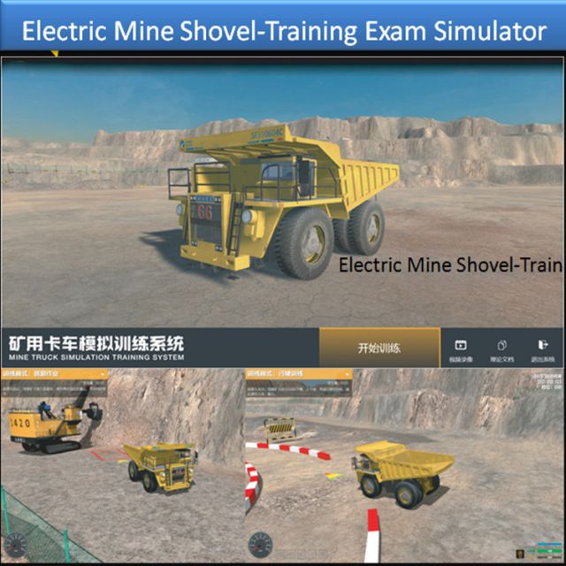 Open Pit Mine Off Highway Truck Virtual Simulation Simulator for Teaching Evaluation and Training