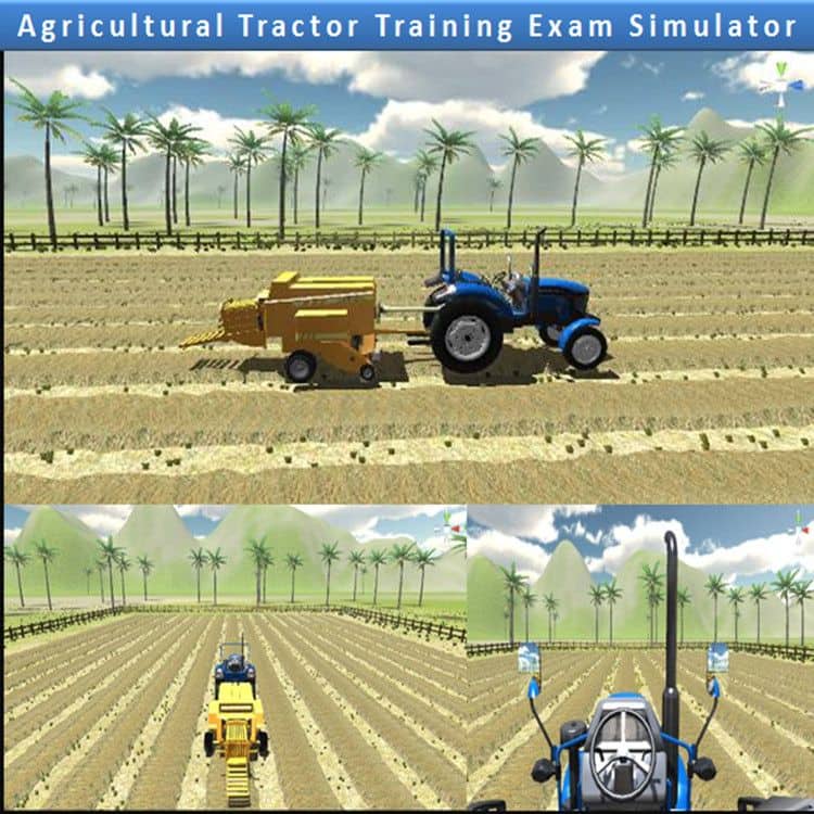 Agricultural Tractor Teaching Evaluation Training Virtual Simulation Simulator