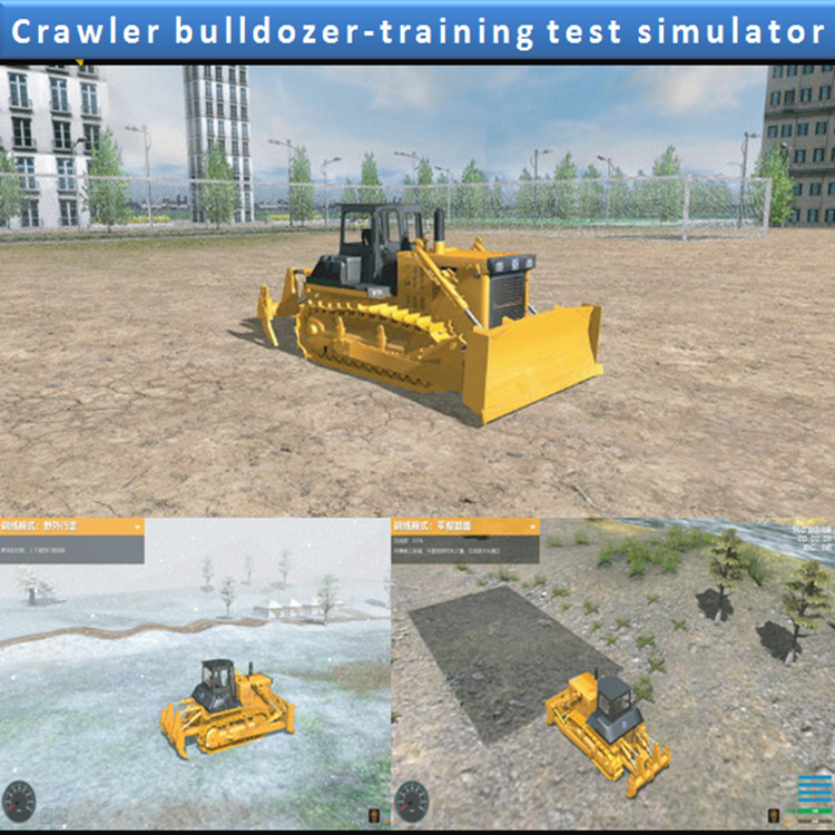 Teaching evaluation training crawler bulldozer exam simulator