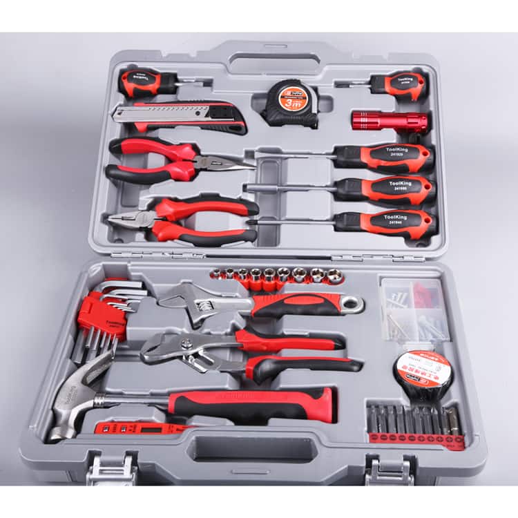 Antuo TOOLKING 63pcs kit toolbox hand tool set for home use