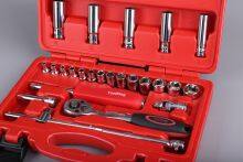 Antuo TOOLKING hand tools 25pc 1/4'' metric master tool set for sale