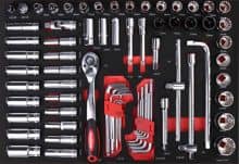 Antuo TOOLKING hot sale 365 pieces hand tool trolleys for sale