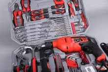 Antuo tool set 98 piece toolbox with electric drill price