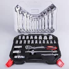 TOOLKING Antuo 38pc 1/2'' metric master hand tool set toolbox price