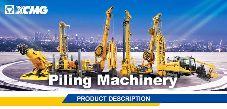 XCMG foundation drilling machine 130kn 50m rotary drilling rigs XR130E price