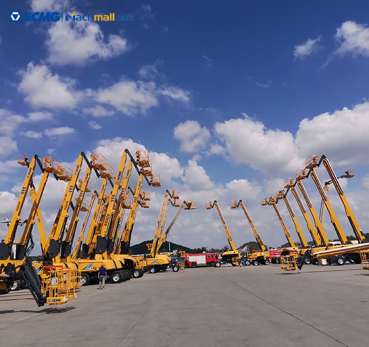 XCMG manufacturer 28m telescopic lift platform XGS28 with pdf price