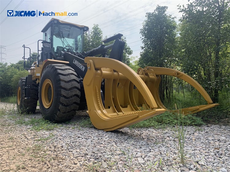 XCMG 3 5 7 8 10 ton Wheel Loader with Log Forks and Grapples for sale