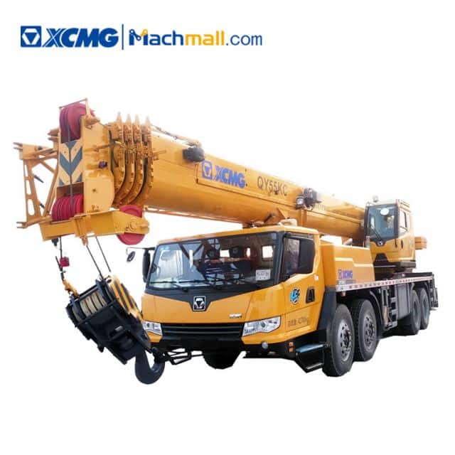 XCMG 55 ton hydraulic truck crane QY55KC price