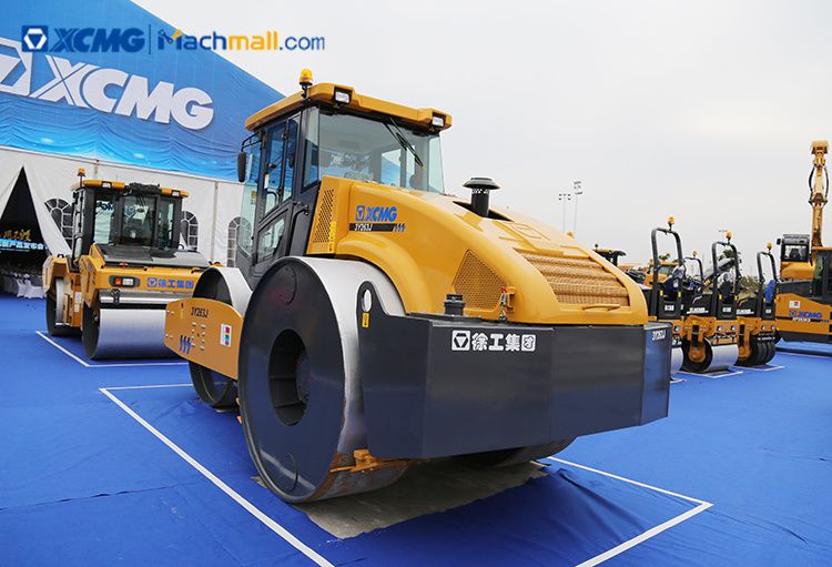 XCMG official 26 ton static three drum road roller 3Y263J price, MACHMALL