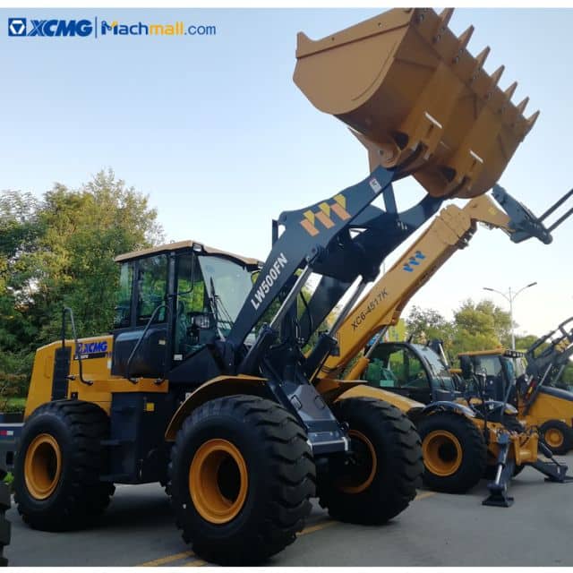 XCMG front wheel loader 5 ton LW500FN for construction price
