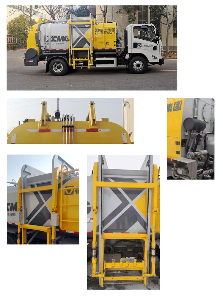 XCMG 10 cbm Kitchen Waste Collection Truck For Sale