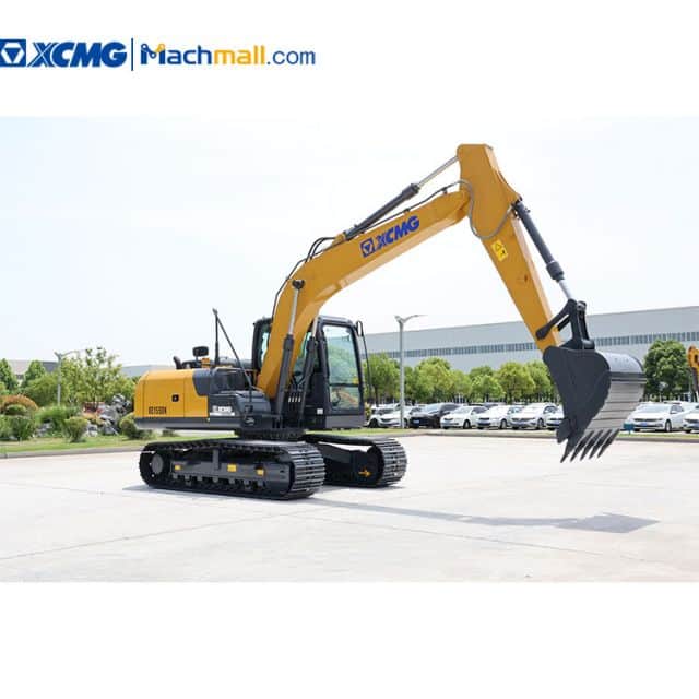 XCMG official XE155DK machinery excavator 15ton hydraulic pump excavator for sale