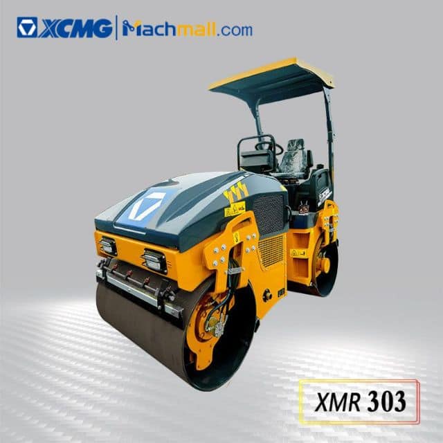 XCMG 3 ton small road roller double drum XMR303 for sale