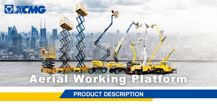 XCMG official XGS34 34m new telescopic straight arm platform boom lift for sale