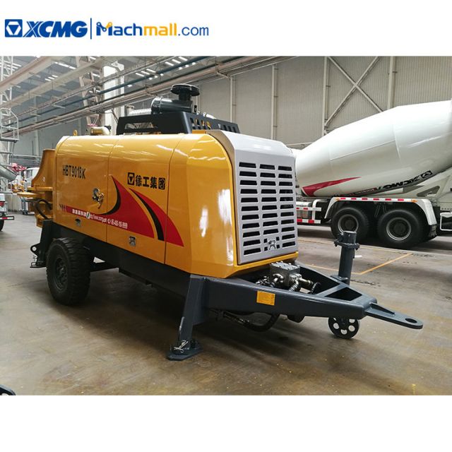 China Brand XCMG Trailer concrete pump HBT9018V sale in Philippines