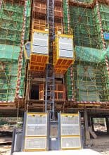 XCMG Official Building Lifting Elevator Hoist SC200/200FS1 Double Cage construction lifter For Sale