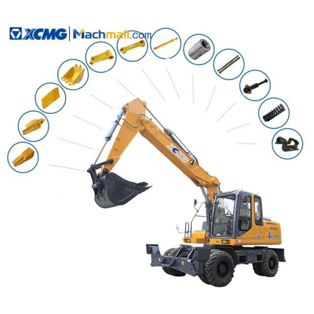 Spare Parts List of XCMG XE135B Wheel Excavator