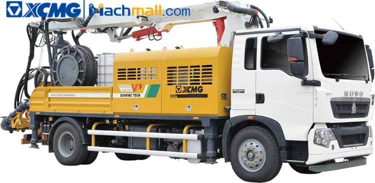 XCMG shotcrete pump truck with HOWO chassis HPC30V price for Myanmar