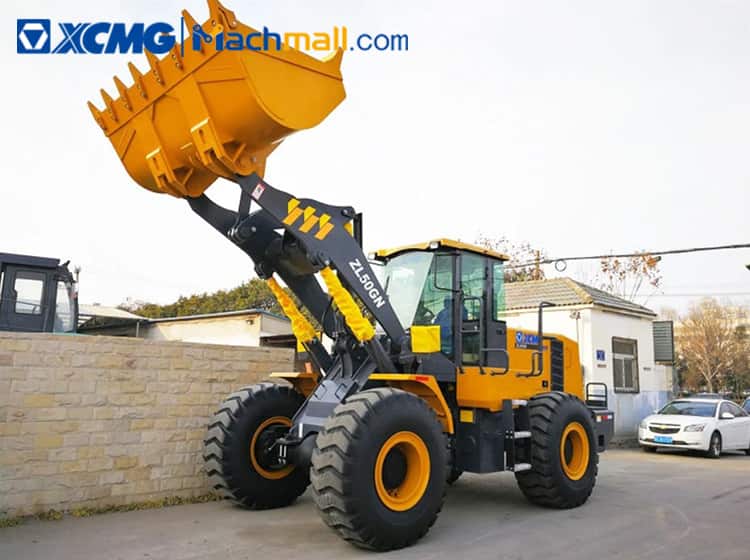 XCMG ZL50GN 5 ton wheel loader pilot control with fops&rops cab on sale