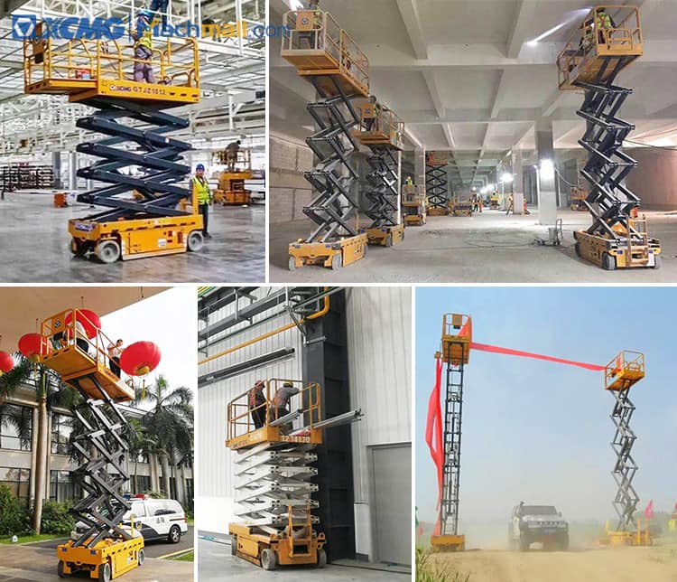 XCMG 10m Rated Loading 450kg motorcycle scissor lift XG1012HD price