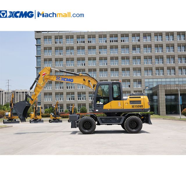 XCMG official XE150WB chinese wheel excavator 15 ton excavator for sale