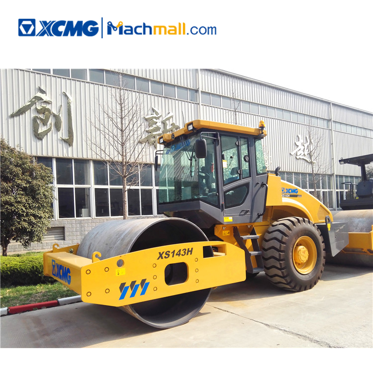 XCMG 14 ton Single Drum Vibratory Road Roller XS143H price