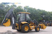 XCMG 4wd 82kw backhoe loader with post hole digger for sale
